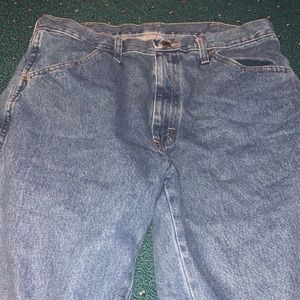 rustler jeans , size 35x32